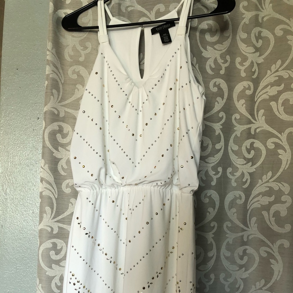 White Jeweled Dress